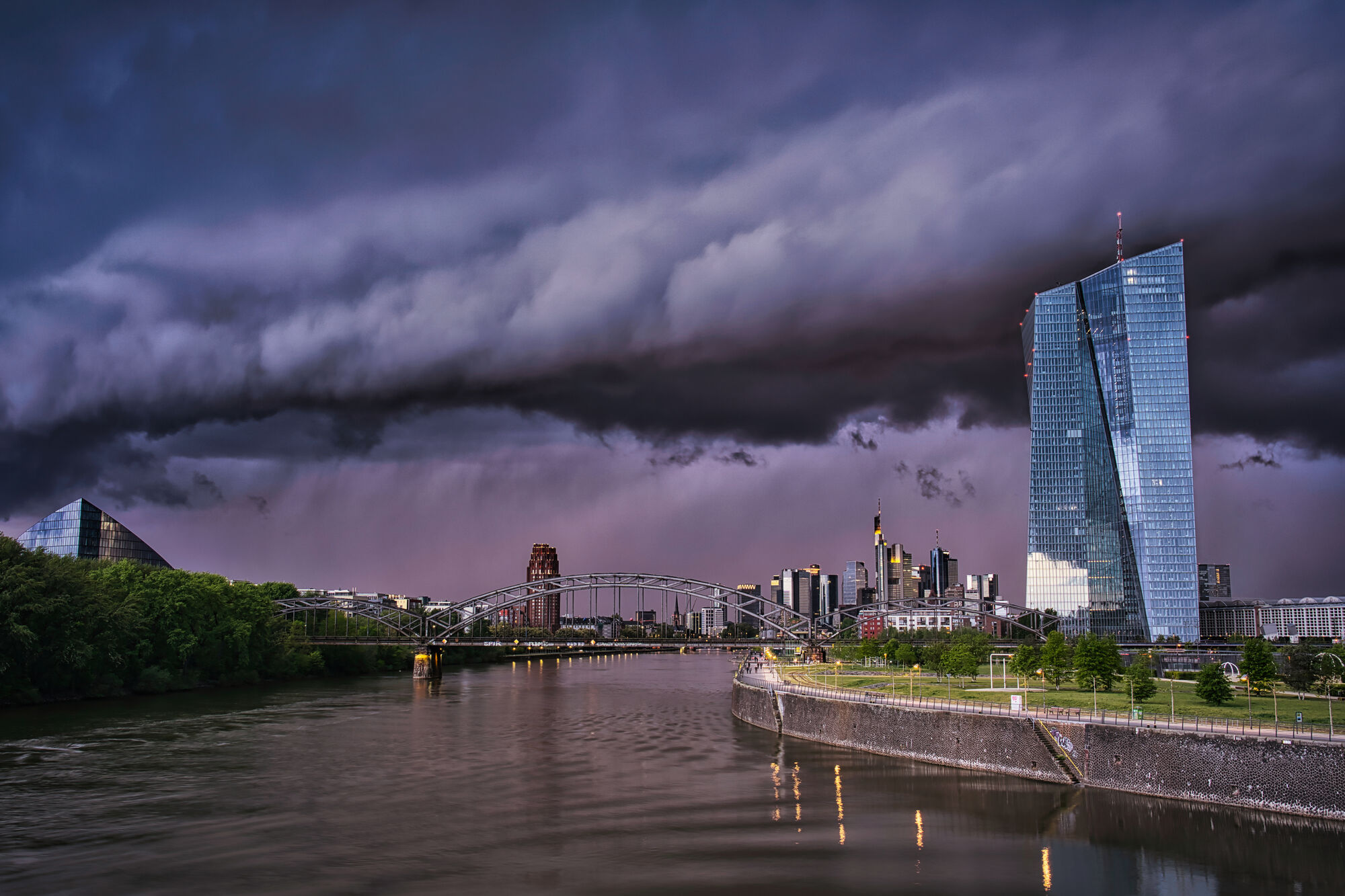 Frankfurt – affected by high-impact weather event. Picture by Steffen Kothe / Deutscher Wetterdienst (DWD)